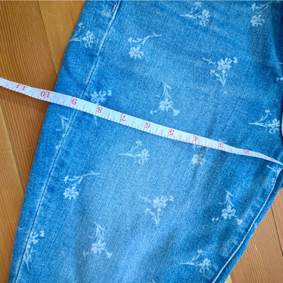 NWT Gap high Rise True Skinny Floral Print Ankle Jeans 27 / 4 - Picture 4 of 16